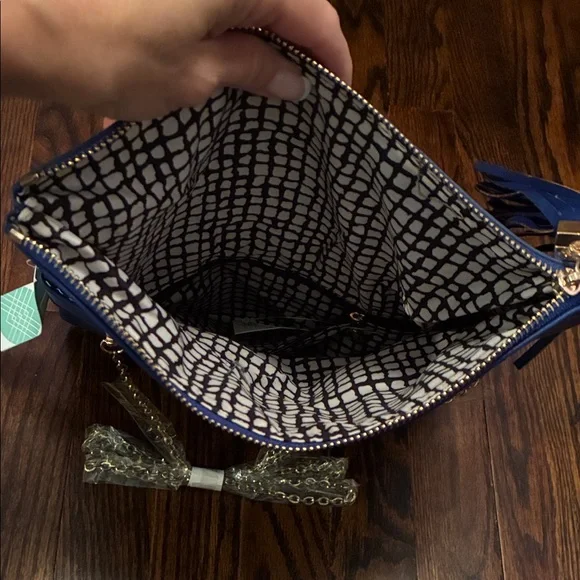 ♦️Urban Expressions Royal Blue Purse with Tassel - Picture 5 of 7